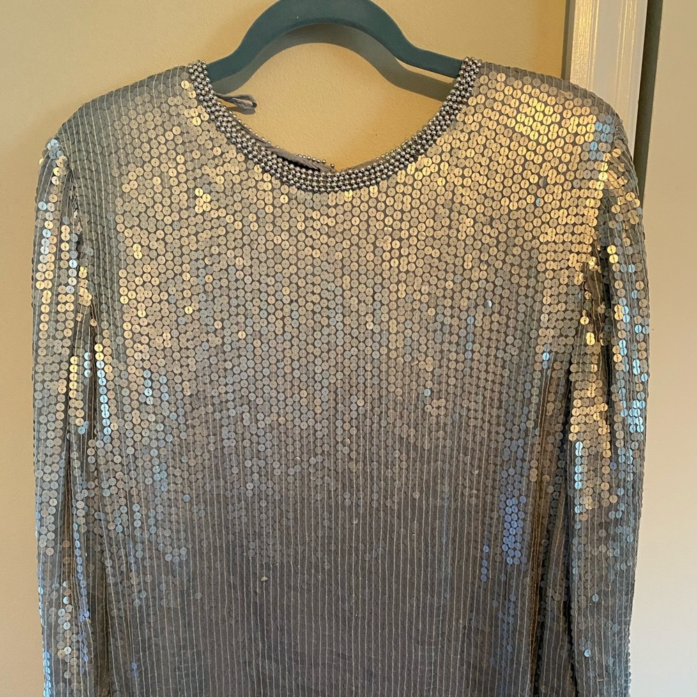 Vintage (1980’s) silk and sequin tunic / dress